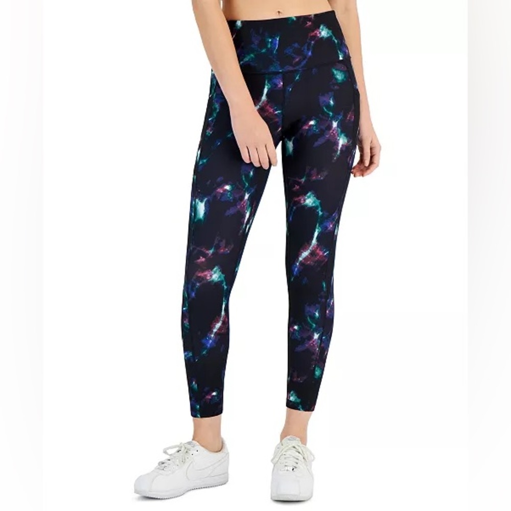 ID Ideology Celestial Sky 7/8 Leggings, Cropped Plus Size 2X New with Tag